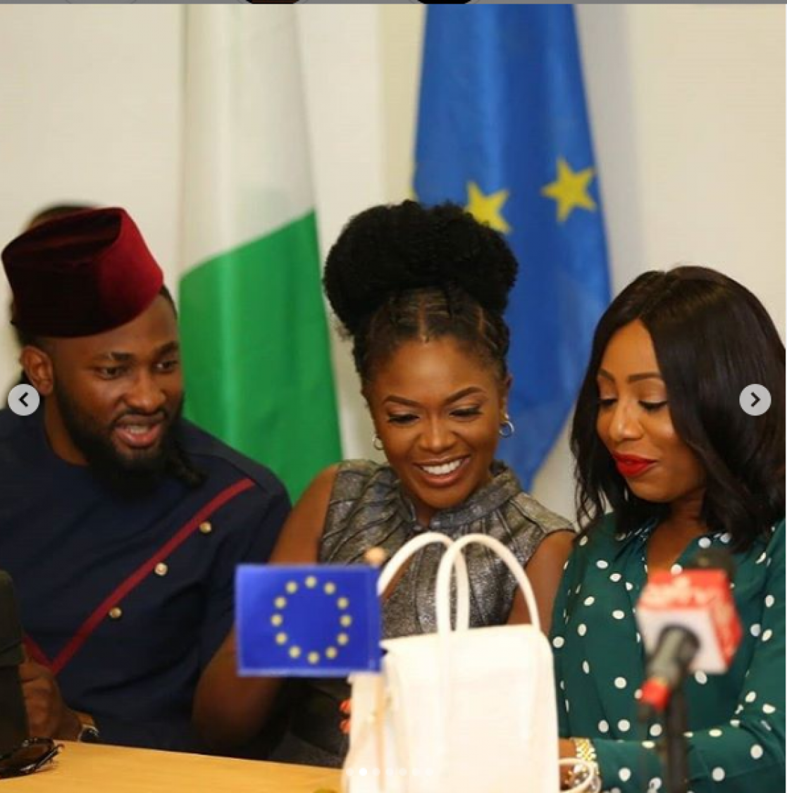 Two women and one man