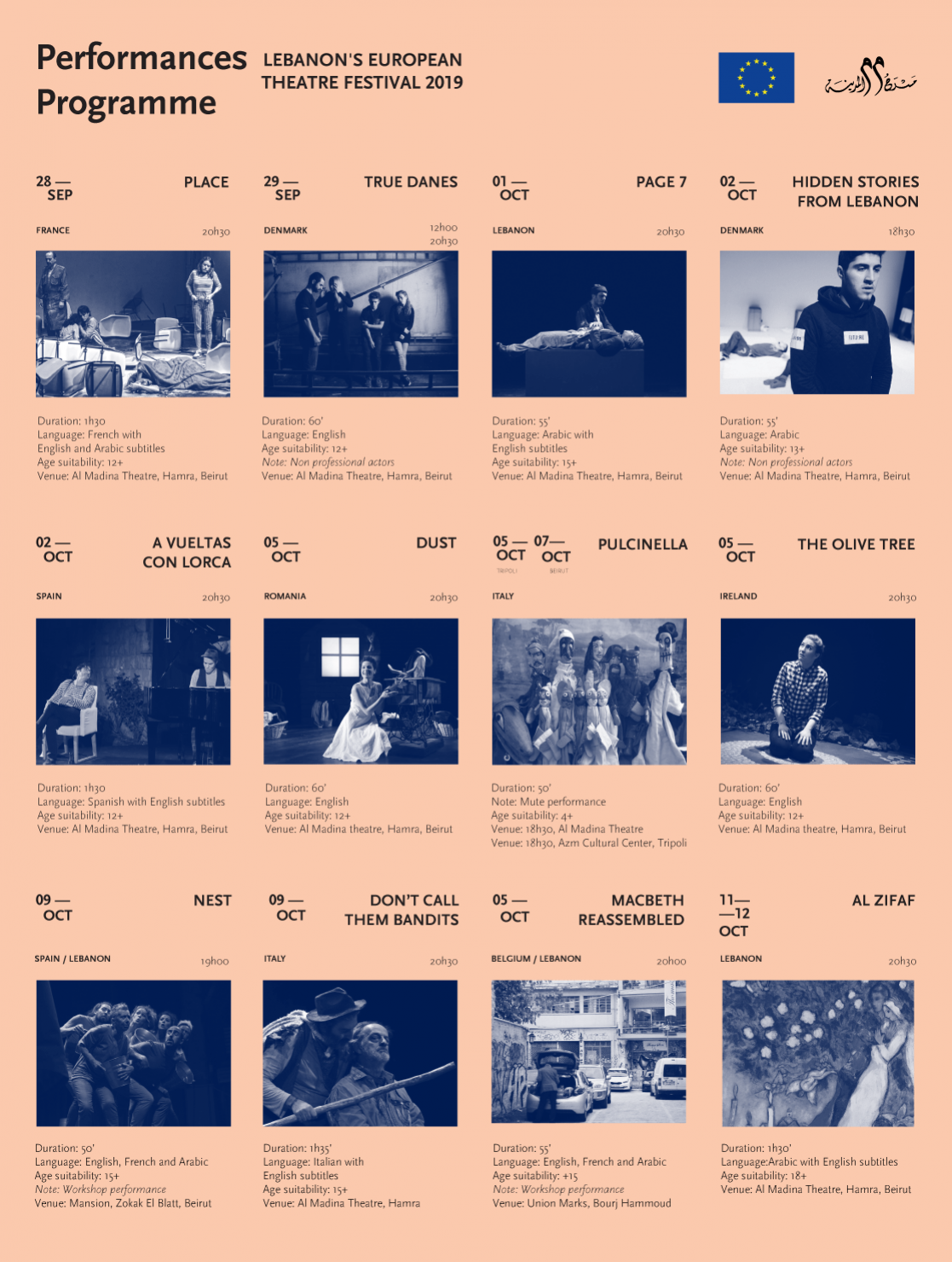 Performance program Libanon 