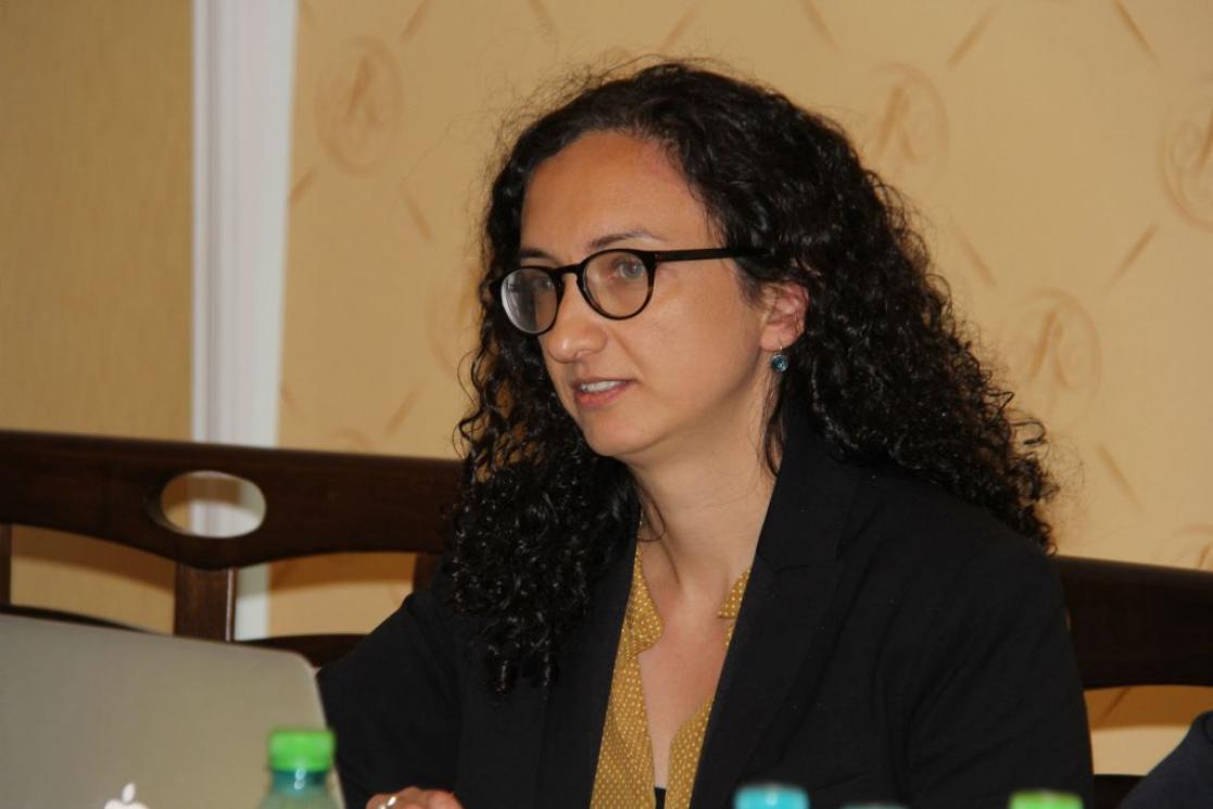 Woman during a conference