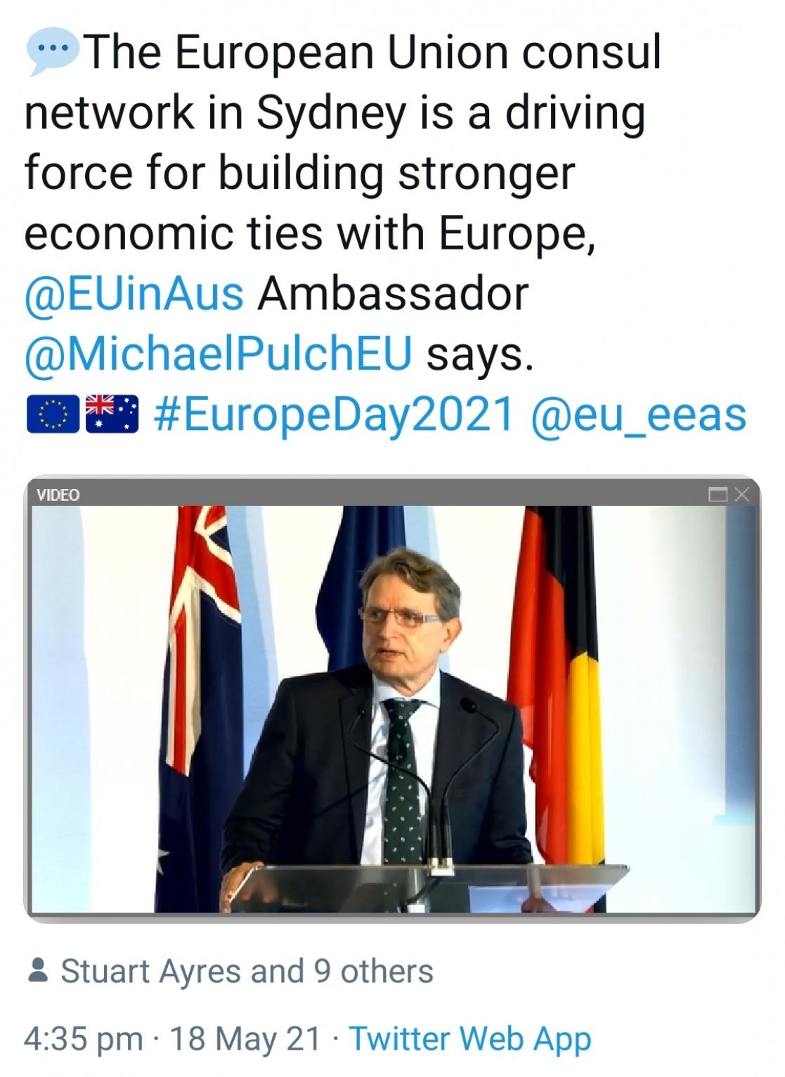 Screenshot of a tweet