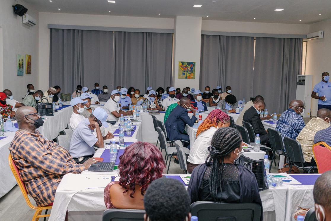 Adience during an event