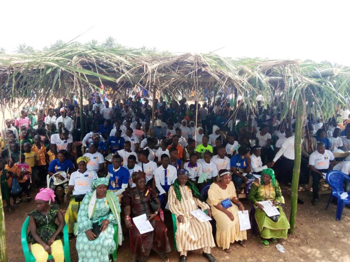 Audience during an event