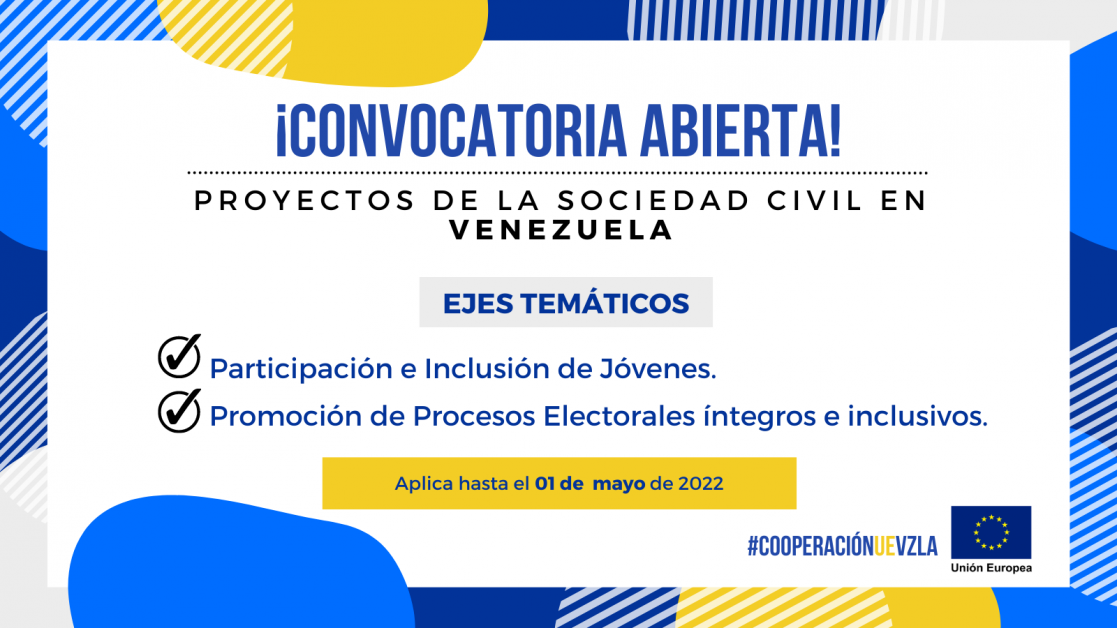 Proyectos de la sociedad civil de Venezuela banner