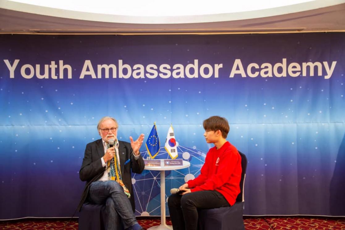 EU Ambassador Meets Students At Youth Ambassador Academy
