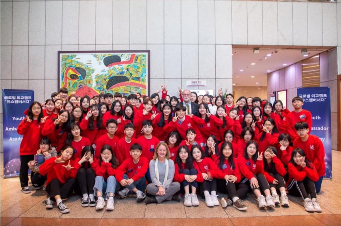 EU Ambassador Meets Students At Youth Ambassador Academy