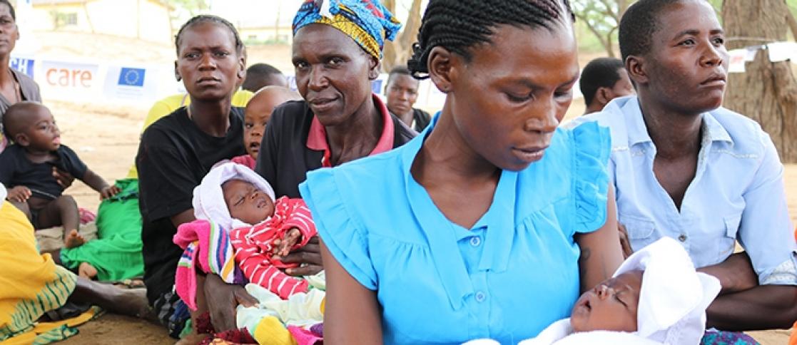 Group of women holding babies