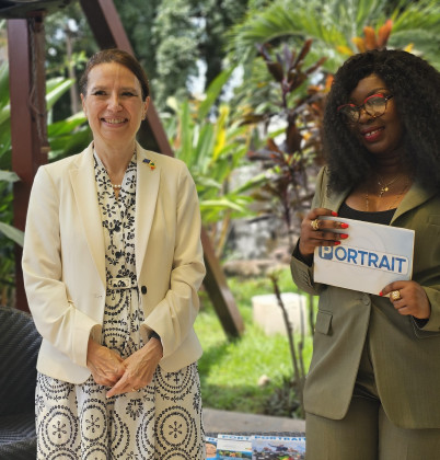 Ambassadeur Anne Marchal et Anaise ISSABOU