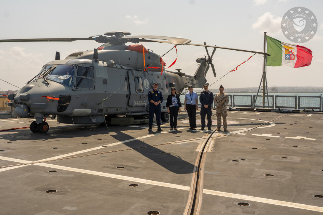 EUNAVFOR ASPIDES Force Commander Strengthens Diplomatic and  Naval Engagements in Djibouti