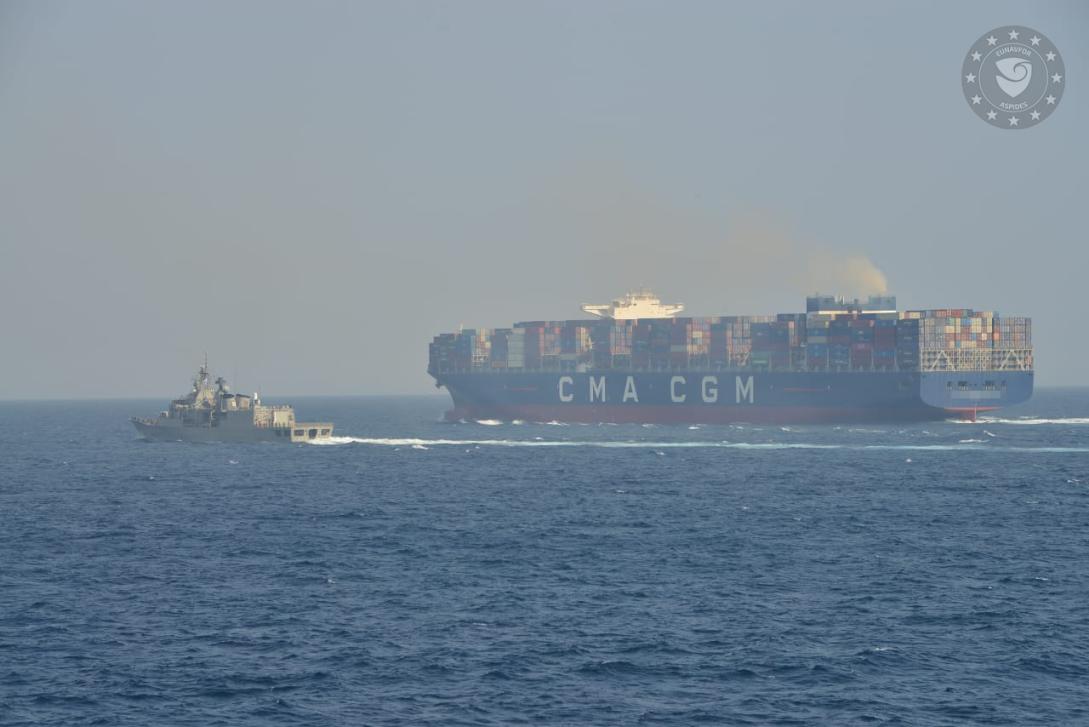 EUNAVFOR ASPIDES: HS SPETSAI Successful Close Protection