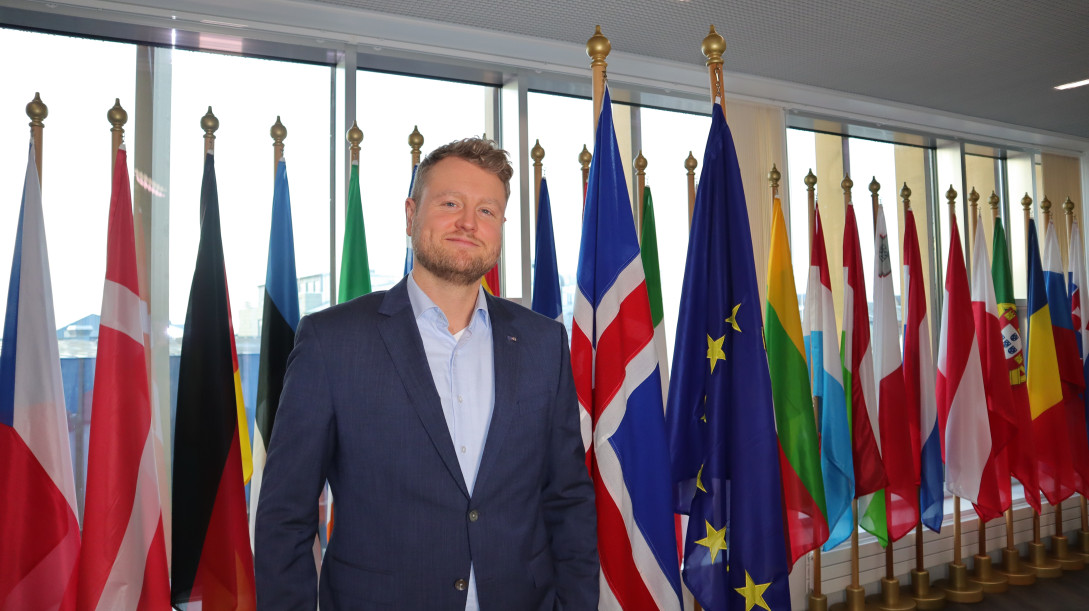 A warm welcome to Mr Kristján Sævald Pétursson, who joined the EU Delegation as its new Political an