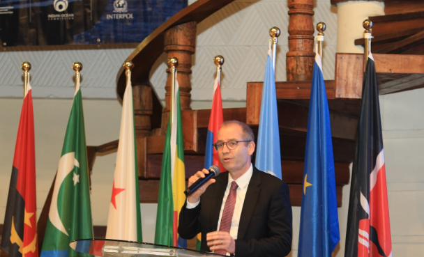 Deputy Head of Delegation to Kenya, Mr. Ondrej Simek speaks during the opening session