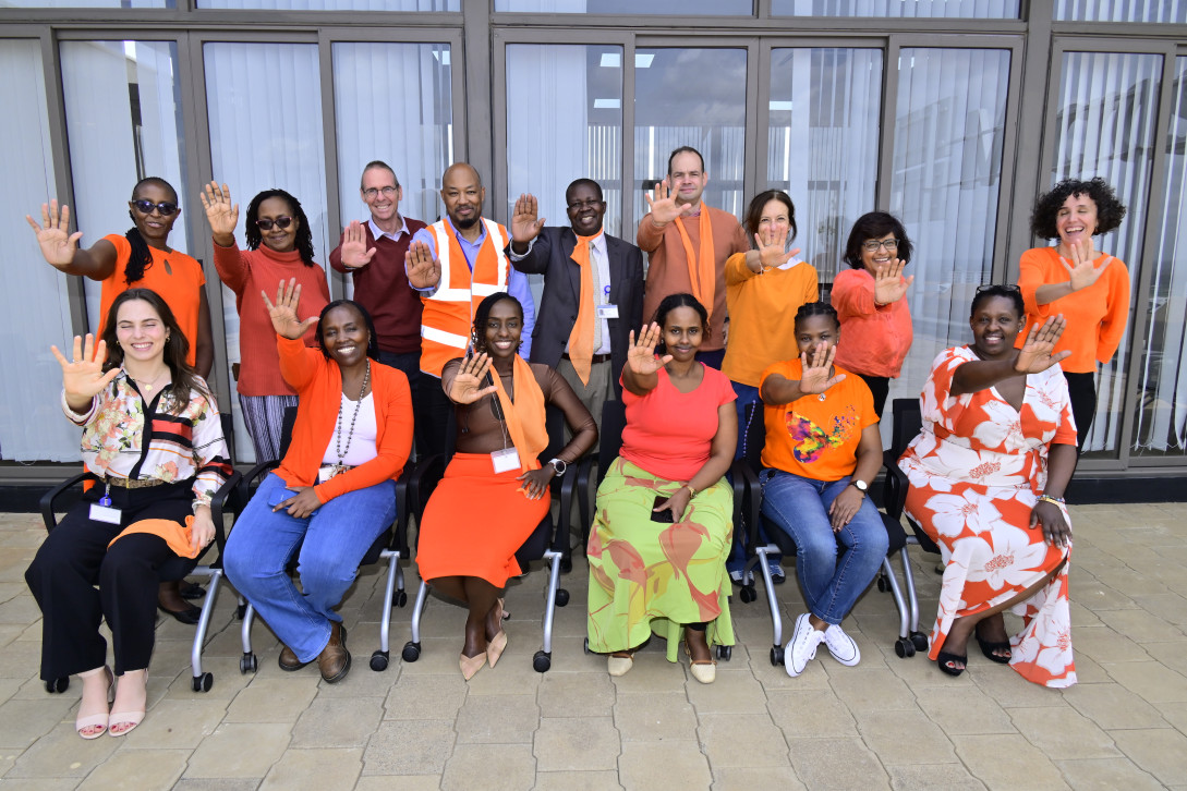 Delegation Kenya Staff Orange the World