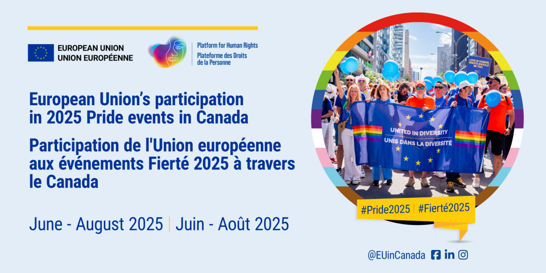 EU in Canada Pride Banner