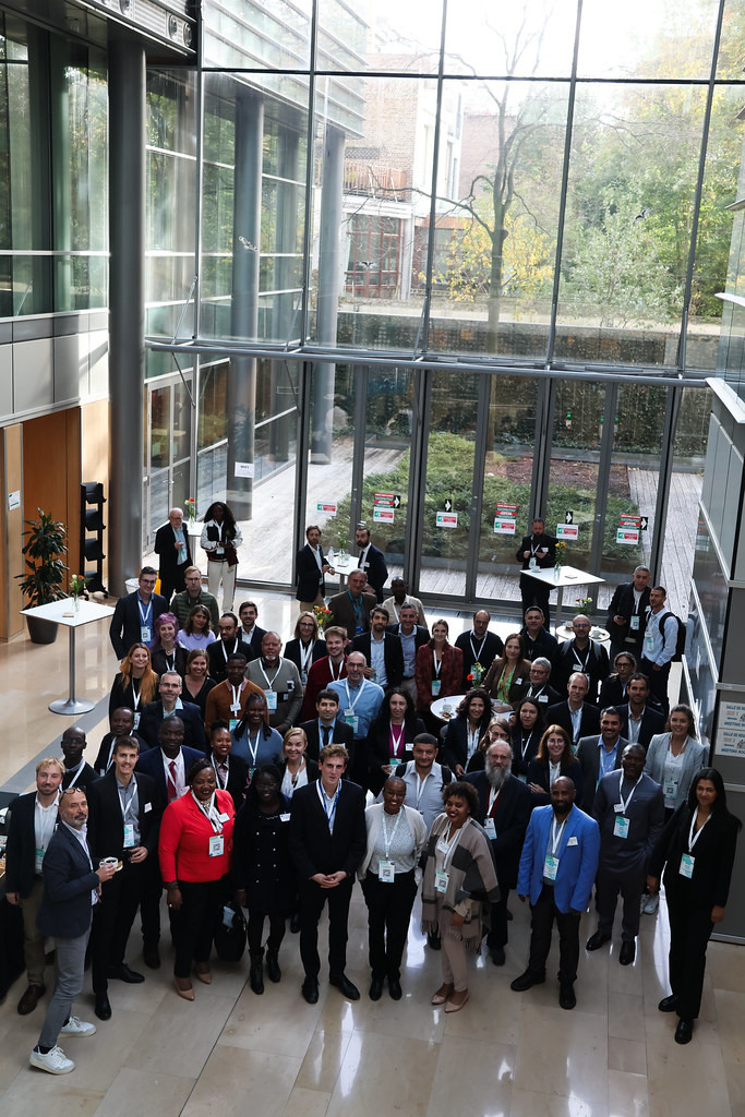 Researchers at a meeting at Strathmore