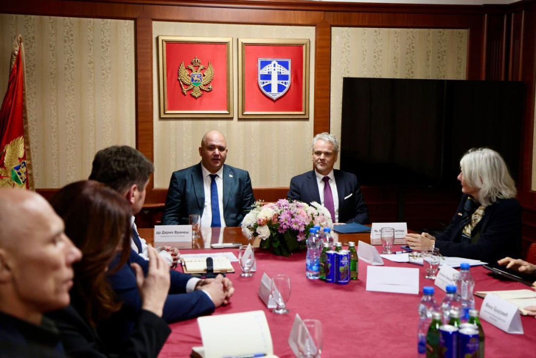 Ambassador Sattler and Mayor of Pljevlja Vraneš