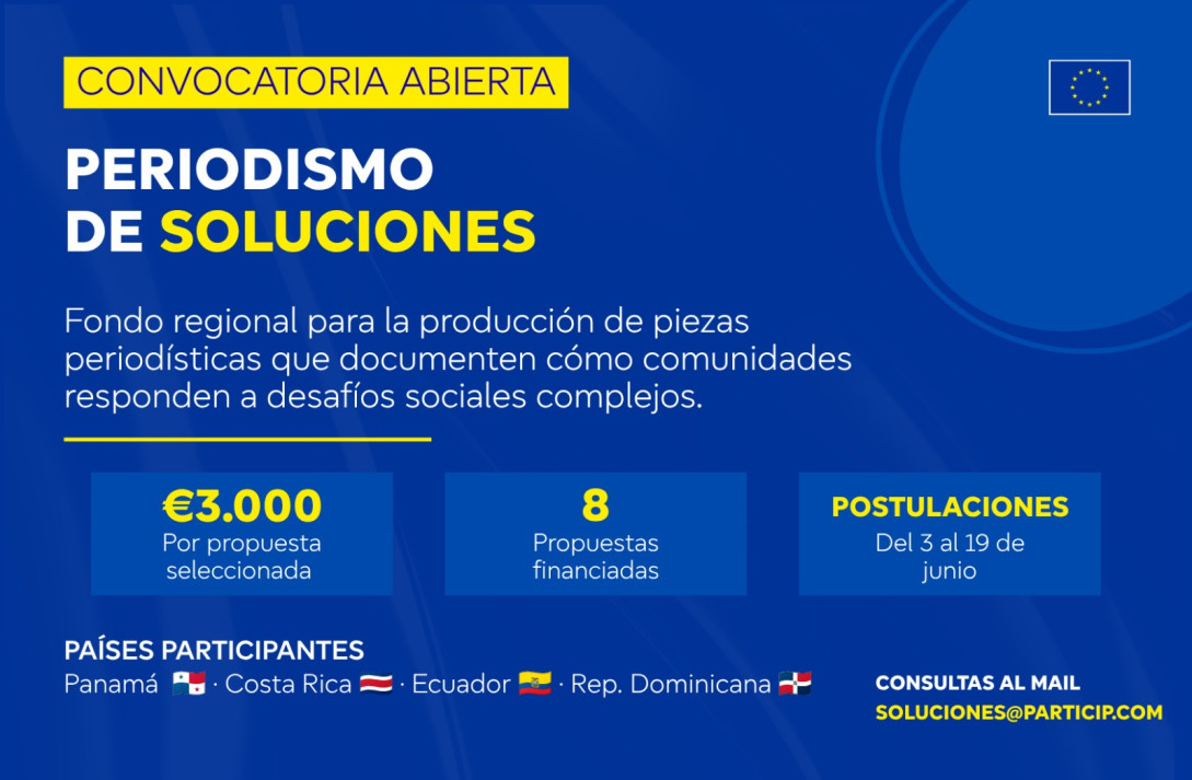 Convocatoria propuestas de periodismo de soluciones