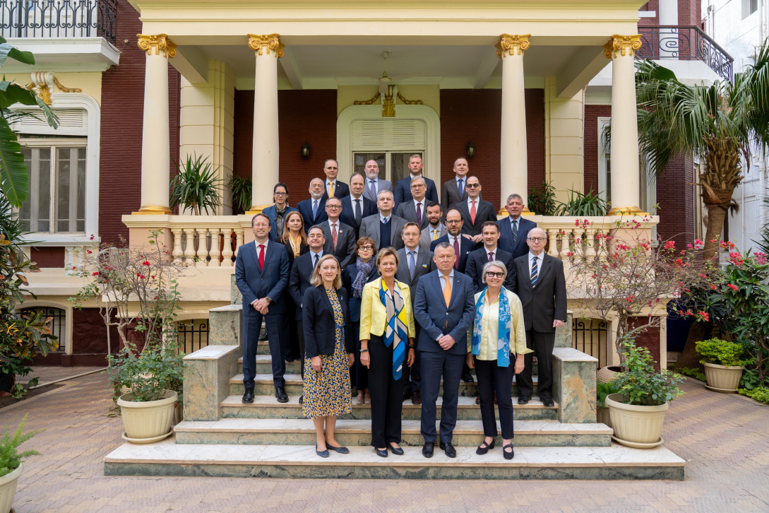 A group of people standing together