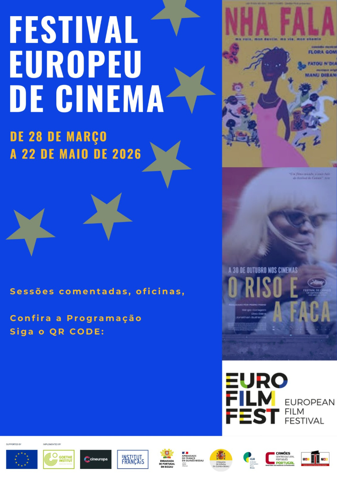 Cartaz do Festival Europeu de Cinema_28 de Marçco a 22 de Maio