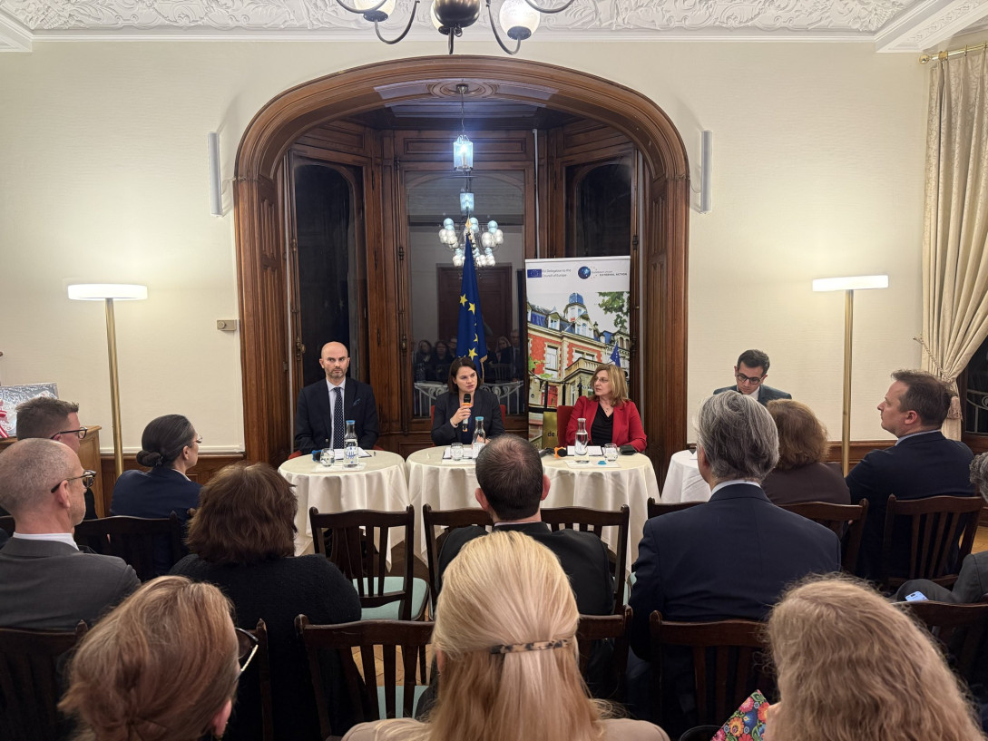 U Delegation and Poland co-host discussion with Ms Sviatlana Tsikhanouskaya