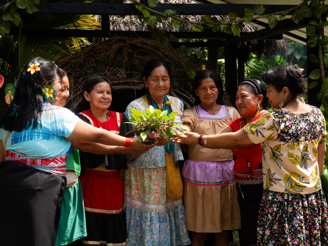 Indigenous women from Colombia