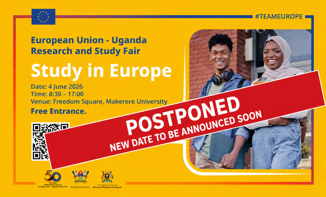 Poster EU Research and Study Fair postponed