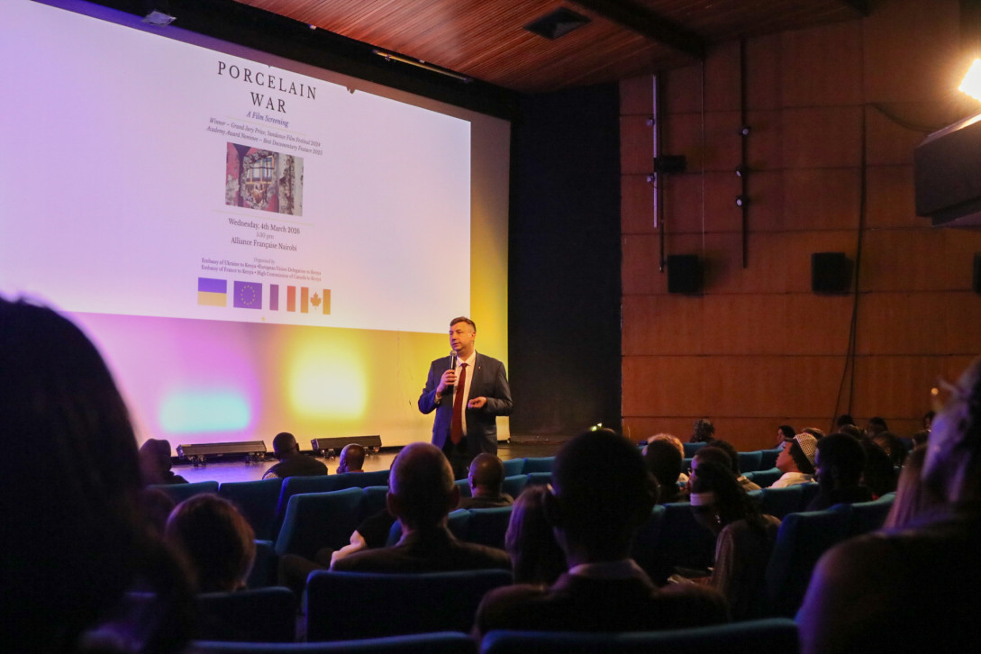 Ukrainian Ambassador speaking