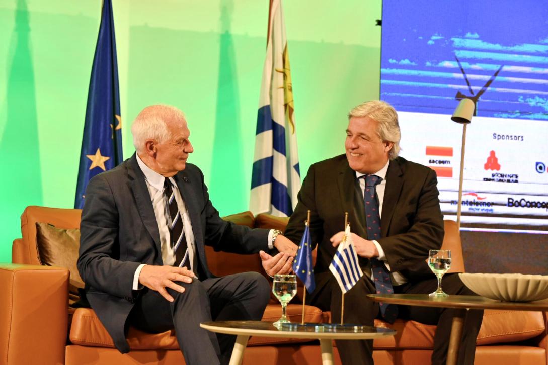 HR/VP Josep Borrell and Foreign Minister Bustillo