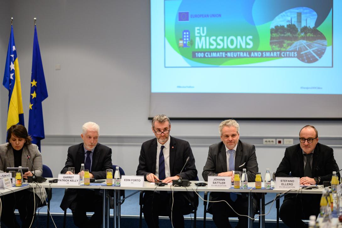 Sarajevo part of mission “100 Net Zero Emission Cities”: Launch of Coalition for greener projects
