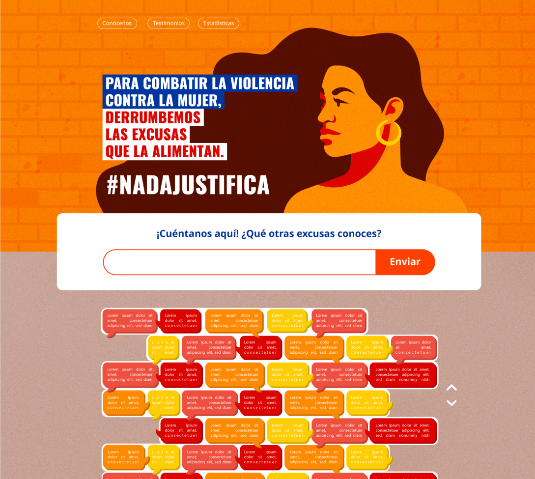 #NadaJustifica la Violencia hacia las Mujeres