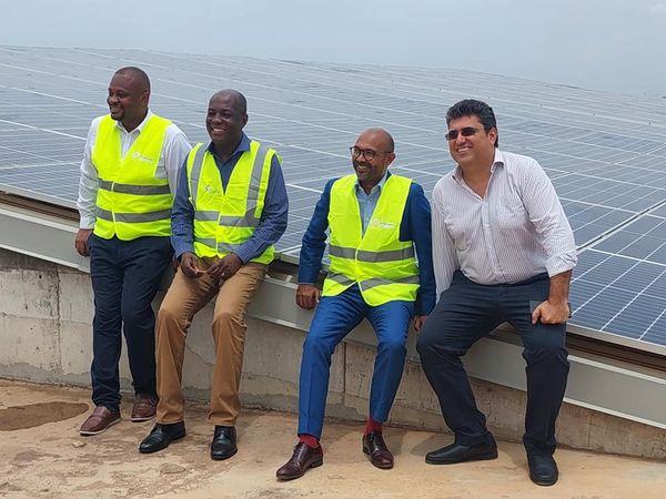 Ambassador Razaaly was accompanied by Nadim Ghanem-Pares, CEO of Miniplast, and Francis Asante, CEO of Stella Futura Ghana Ltd