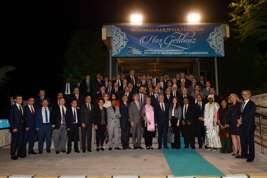 Gabriel Munuera Vinals, Vice-President of the Delegation of the European Union, attended the iftar event organized by Ankara Metropolitan Municipality Mayor Mansur Yavaş