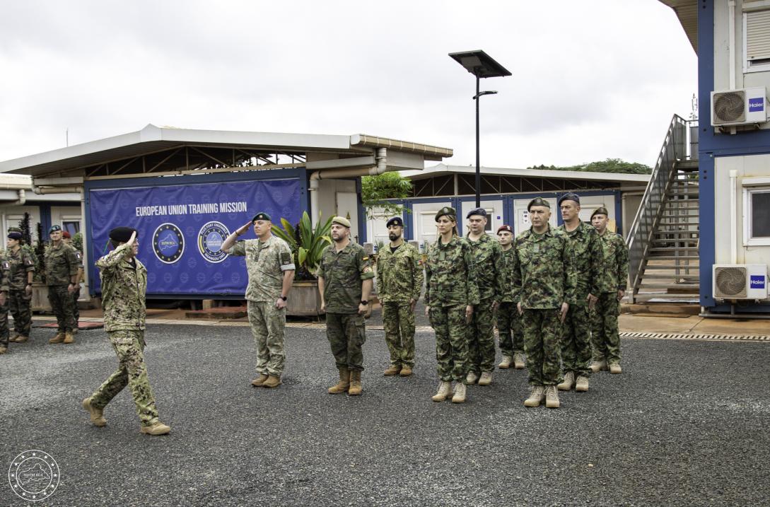 EUTM RCA Parade Ceremony photo 1