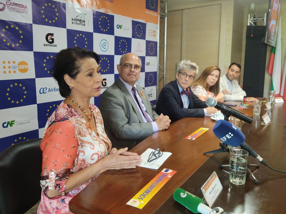 Rueda de prensa - Carrera UE contra la violencia hacia la mujer 2022
