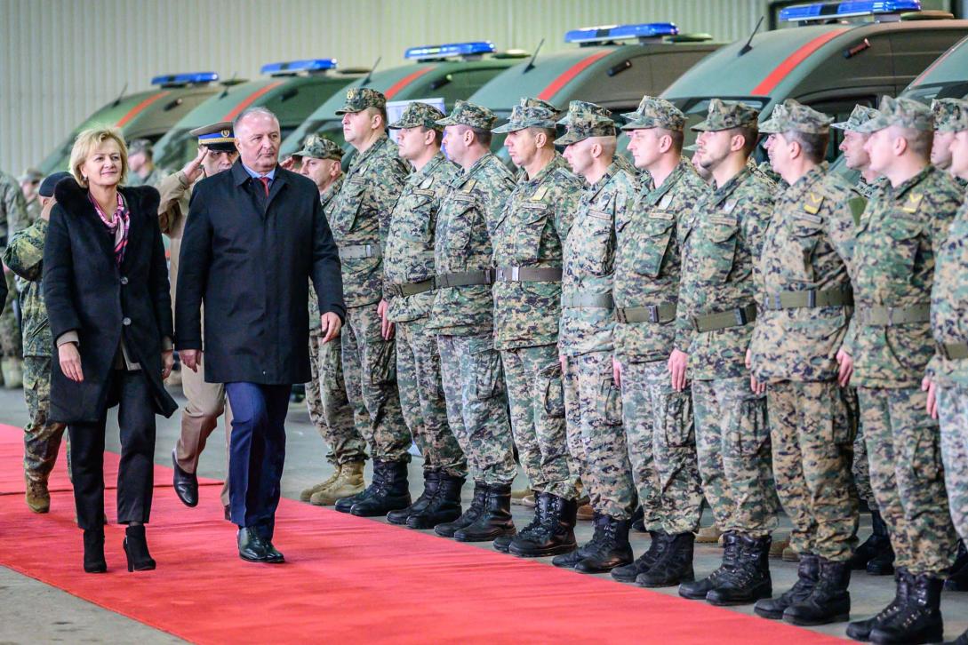 EU delivers medical and transport vehicles to BiH Armed Forces to support demining