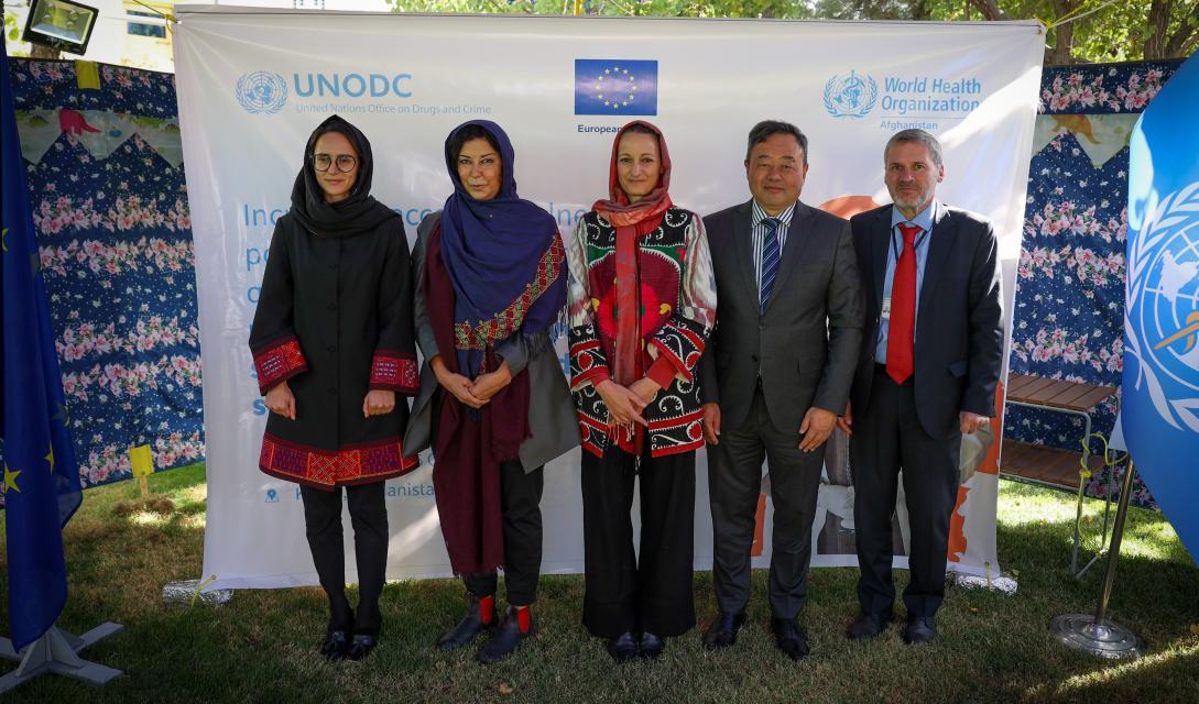 The EU provides an additional €10 million in funding to the World Health Organization and the United Nations Office on Drugs and Crime to advance mental health and drug use disorder services in Afghanistan