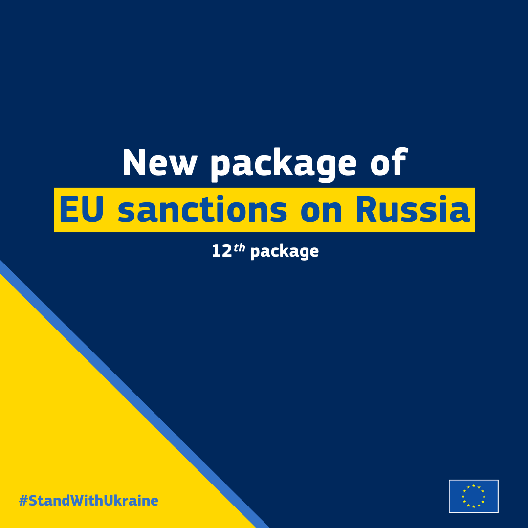 New package of EU sanctions on Russia - 12th package