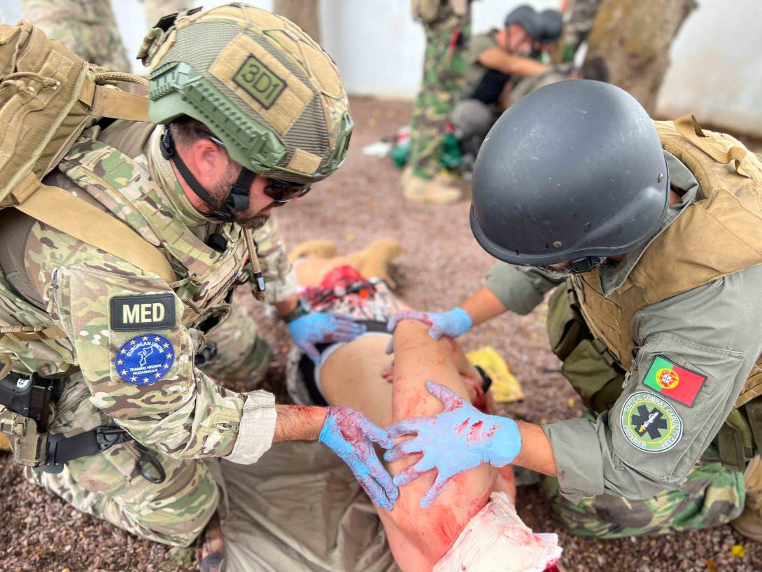 Medical Support on a Mission – EUTM MOZ Medical Team dual role