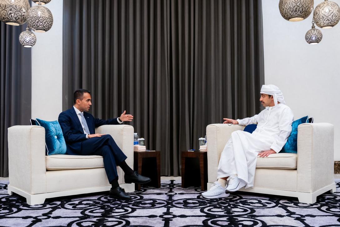 EU Special Representative for the Gulf Region Meets UAE Foreign Minister