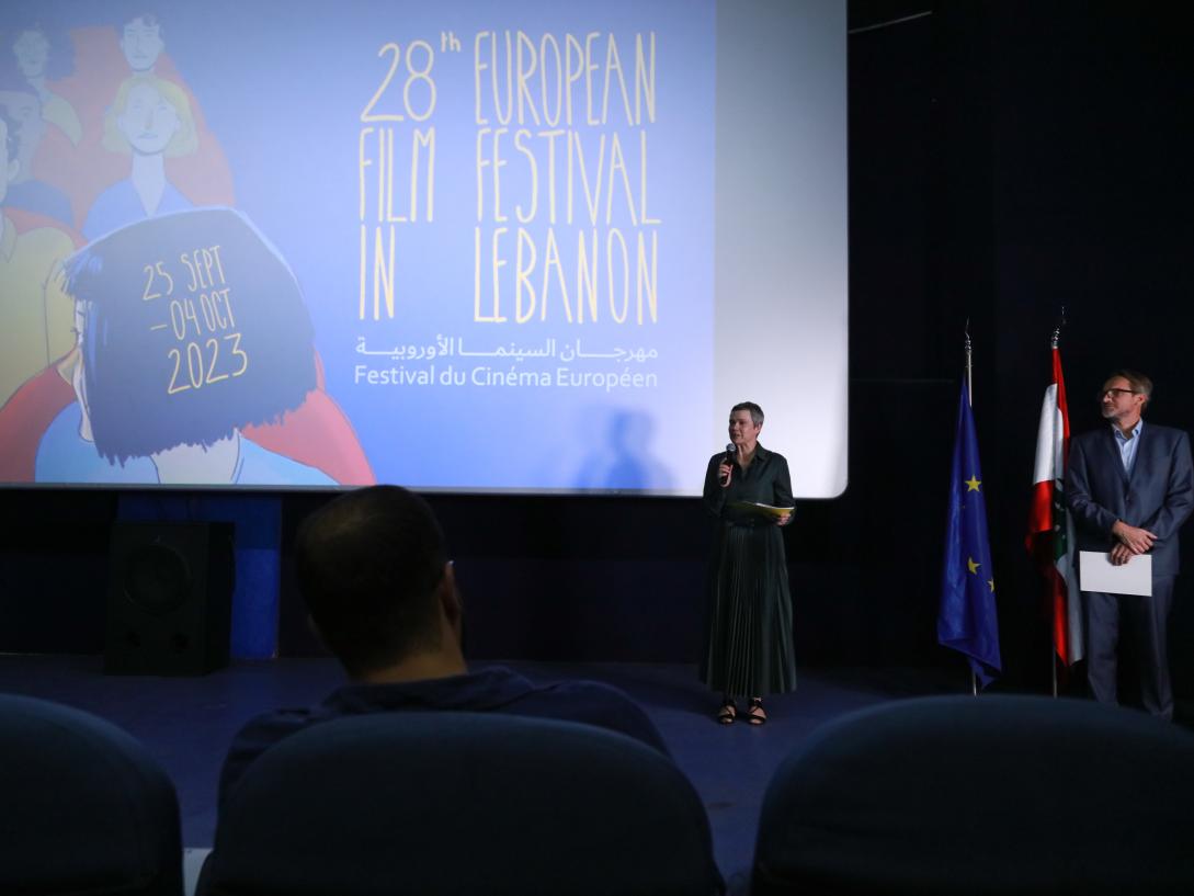 EU Ambassador Sandra De Waele - Ambassador of Poland Przemysław Niesiołowski