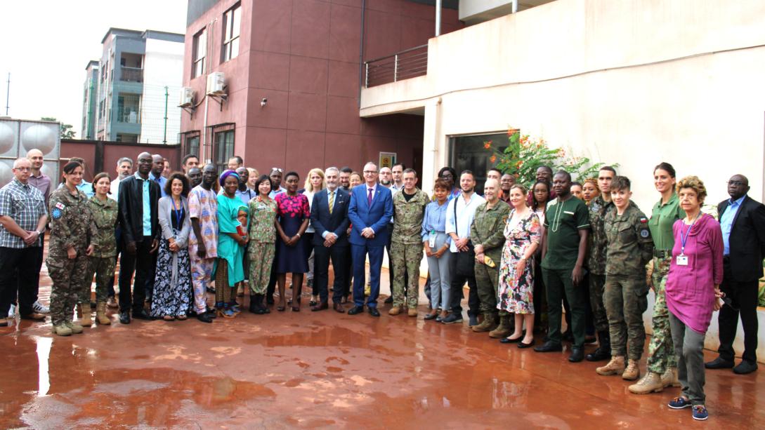 Central African Republic Delegation Family Photo 8 March 2023