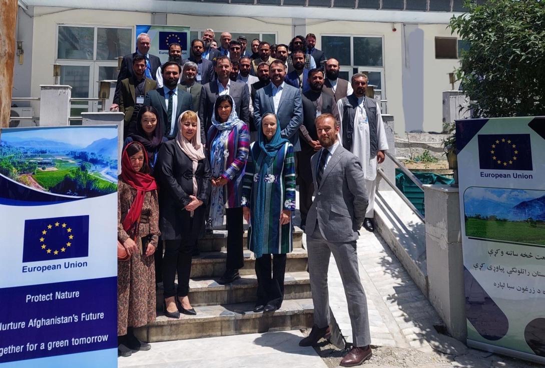 The EU Delegation to Afghanistan held a round-table discussion on climate change
