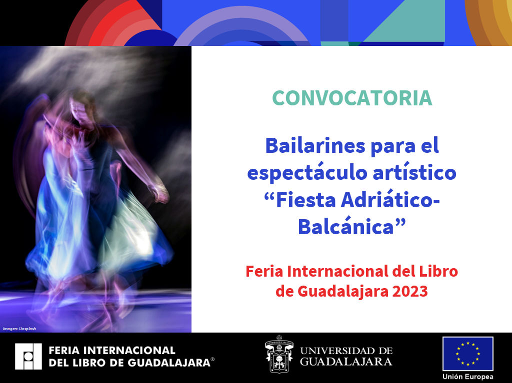 Convocatoria Fiesta Adriático-Balcánica FIL Guadalajara 2023