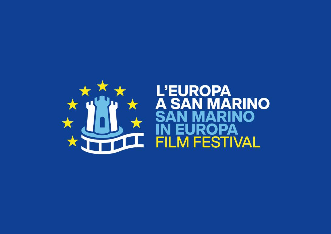 logo of the festival with San Marino towers and fil strip