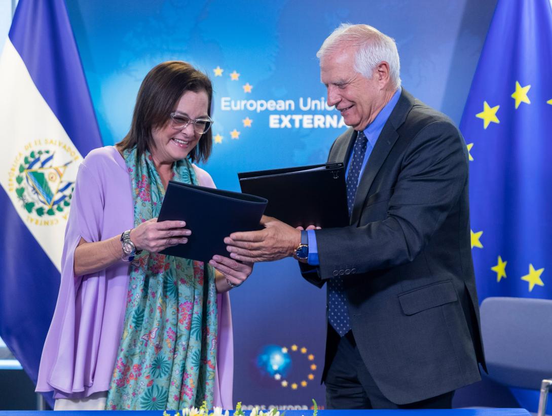 Firma del Memorando de Entendimiento sobre Consultas Políticas UE-El Salvador