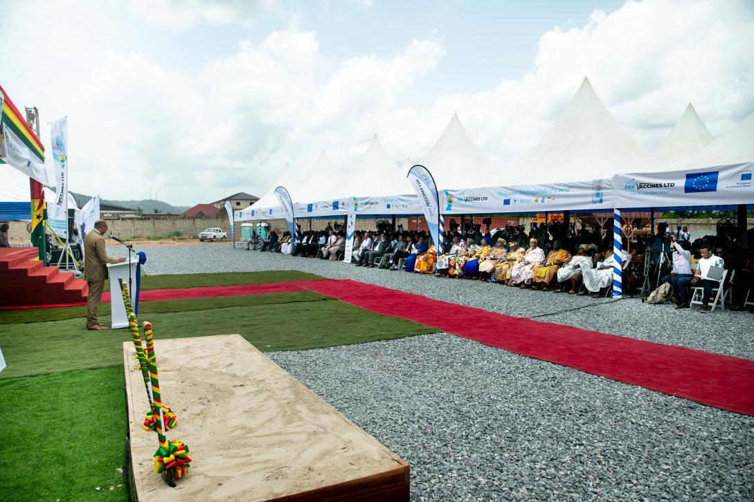 Ambassador Razaaly delivering his speech