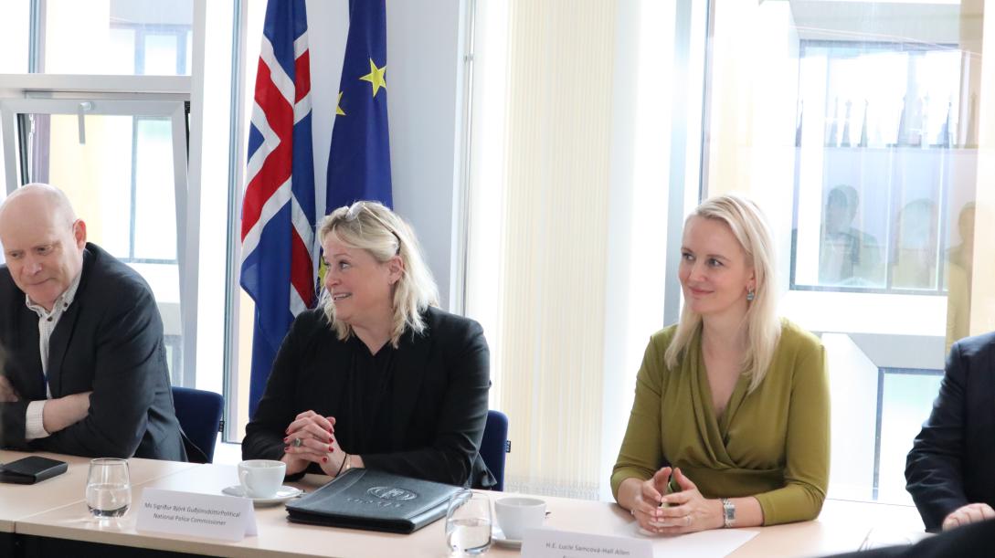 Icelandic National Police Commissioner visits EU DEL 3