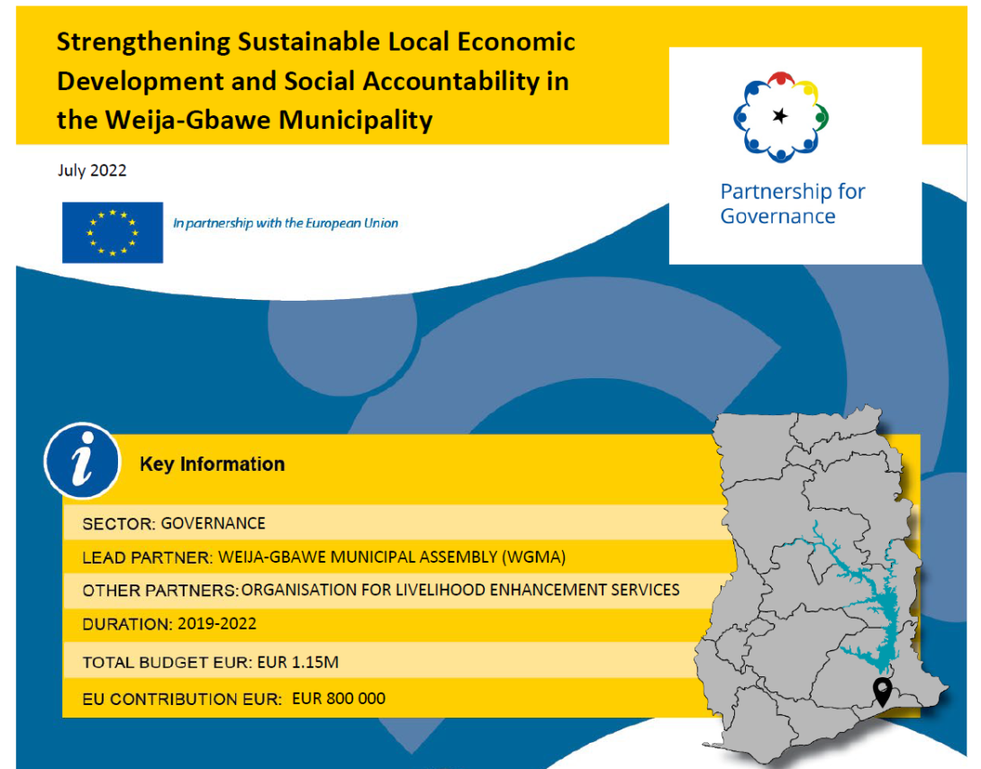 Strengthening Sustainable Local Economic Development and Social Accountability in the Weija-Gbawe Municipality