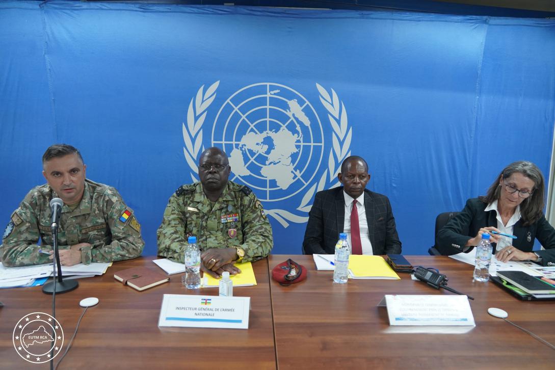 Brigadier General Cornel TONEA-BĂLAN during the conference