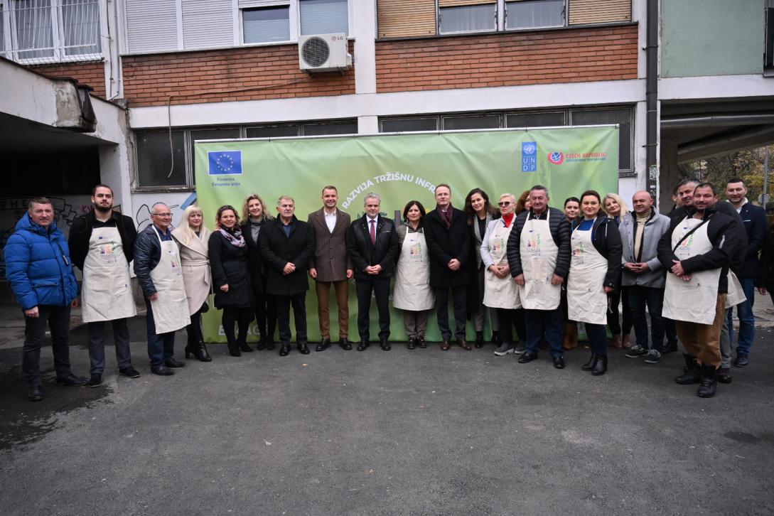 Ambassador Sattler opened „urban markets" in Banja Luka
