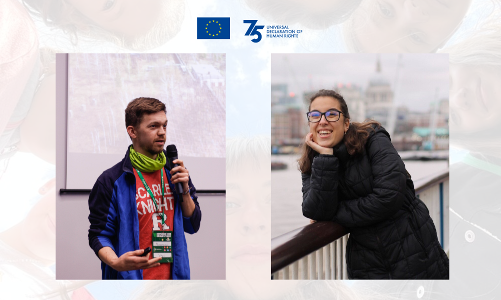 UDHR - World NGO Day - Picture of Yurii and Margarida